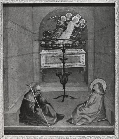 Anonimo — Guido di Pietro (Beato Angelico), bottega - sec. XV - Santa Lucia sulla tomba di sant'Agata — insieme